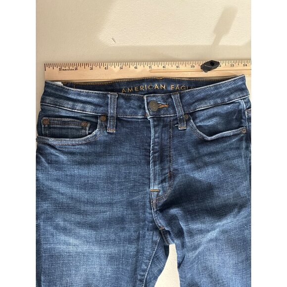 American Eagle Outfitters Mens Slim Next Level Flex Jeans 28x30 Denim flaws - Picture 10 of 10